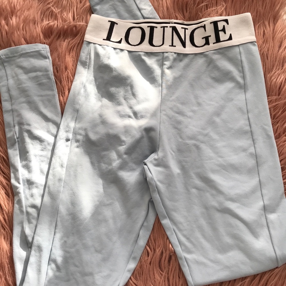 LOUNGE light blue leggings